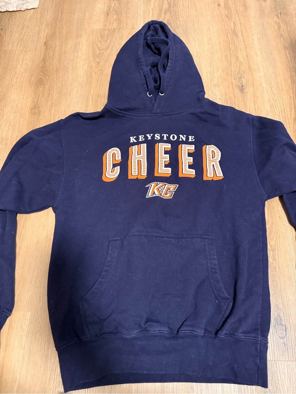 Cheer Navy Hooded Sweatshirt